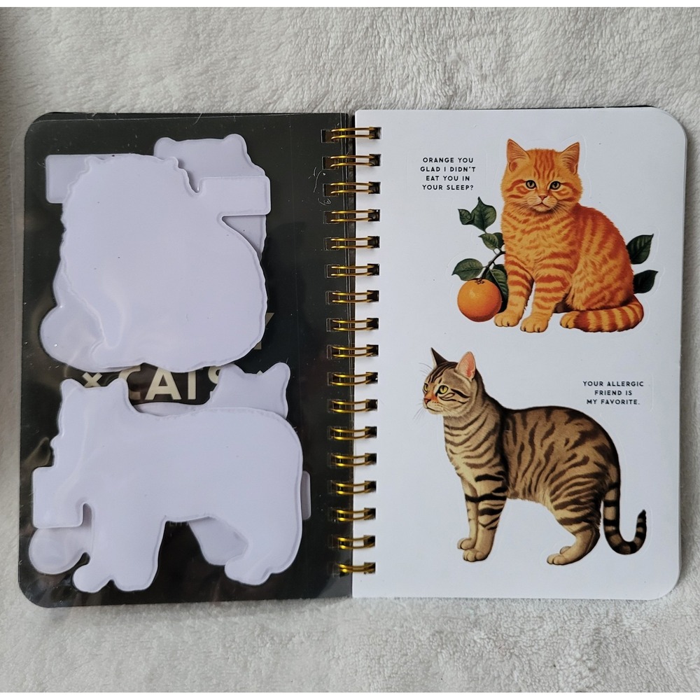 Moody Cats Sticker Book New Puffy & Flat Assortment New Never Used - Picture 3 of 5